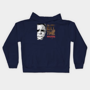 face boogeyman Kids Hoodie